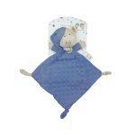 Gamberritos marine blauw knuffeldoekje beer